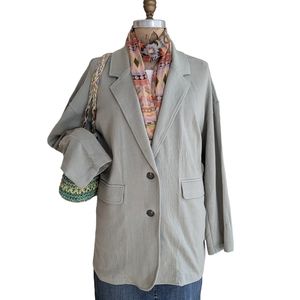 Madewell Rumpled Terry Blazer Size XL